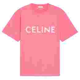 ◆당일◆22FW 로고 프린트 티셔츠 핑크 2X681671Q 25FE