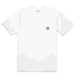 ◆당일◆24SS 로고 패치 포켓 티셔츠 화이트 I030434 02XX
