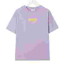 ◆키즈◆22SS 여성 로고 프린팅 티셔츠 퍼플 JUI040 7AJ F0V29