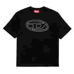 ◆키즈◆24SS 키즈 시그니처 로고 티셔츠 블랙 J01788 0BEAF K900