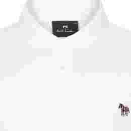 ◆당일◆23FW 지브라 패치 폴로 티셔츠 화이트 M2R 183K KZEBRA 01