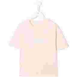 ◆키즈◆22SS 여성 로고 플로럴 티셔츠 핑크 C15D48 45F