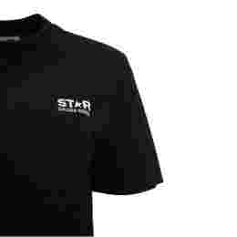 ◆당일◆24SS 백 스타 로고 프린팅 티셔츠 블랙 GWP01220 P000879 80203