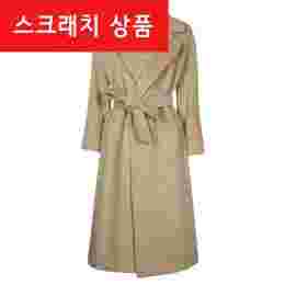 ◆스크래치◆TEMPERA 벨티드 울 코트 카멜 2425016102 002