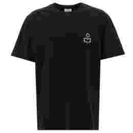 ◆당일◆24SS 휴고 HUGO 로고 자수 티셔츠 블랙 TS0149HB B1N02H 01BK
