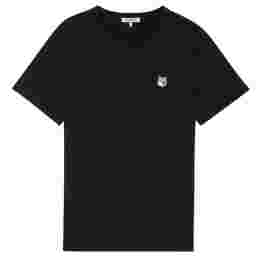 ◆당일◆23FW 폭스 패치 티셔츠 블랙 AM00103KJ0008 P199