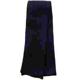 ◆당일◆23FW 골지 울 숏 머플러 네이비블루 SHORT SCARF NAVYBLUE