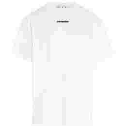 ◆12주년◆마커 펜 애로우 오버핏 티셔츠 화이트 OMAA038E20JER002 0125