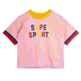 ◆키즈◆24SS 키즈 슈퍼 스포티 프린팅 티셔츠 핑크 24220117 28