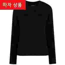 ◆하자◆알카 ALKA 백로고 티셔츠 블랙 TS0803 00M002I 01BK