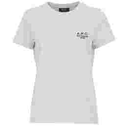 ◆당일◆24SS 데니스 DENISE 로고 자수 티셔츠 에쿠르차인 COEZC F26842 PAA