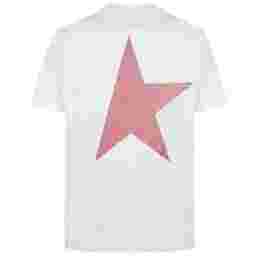 ◆당일◆24SS 핑크 글리터 스타 백로고 티셔츠 화이트 GWP01220 P000880 10310