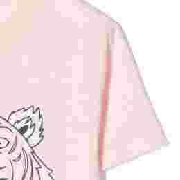◆키즈◆22SS 여성 타이거 로고 프린트 티셔츠 핑크 K15486 471
