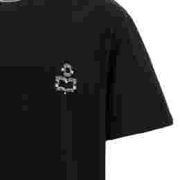 ◆당일◆24SS 휴고 HUGO 로고 자수 티셔츠 블랙 TS0149HB B1N02H 01BK