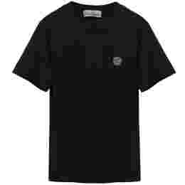 ◆키즈◆23SS 여성 로고 패치 티셔츠 블랙 781620147 V0029