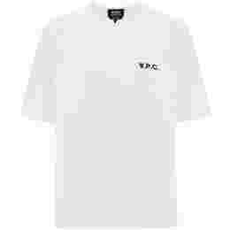 ◆당일◆24SS 카롤 KAROL COURT 로고 자수 티셔츠 화이트 COFDW F26299 AAB