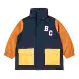 ◆키즈◆23FW 키즈 컬러 블럭 레인 코트 자켓 멀티컬러 223AC136 430