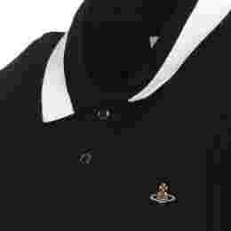 ◆당일◆24SS ORB 로고 자수 클래식 폴로 티셔츠 블랙 2H01000I J0009 N401
