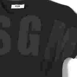 ◆키즈◆24SS 키즈 로고 프린팅 티셔츠 블랙 S4MSJUTH006 110