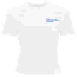 ◆당일◆23SS 카마르그 로고 프린팅 슬림핏 티셔츠 화이트 223JS049 2141 100