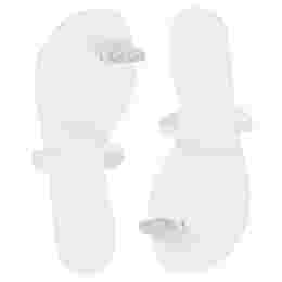 ◆당일◆23SS 링 스트랩 플랫 샌들 화이트 I700000 074