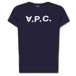 ◆당일◆24SS VPC 벨벳 로고 티셔츠 다크네이비 COBQX F26944 IAK