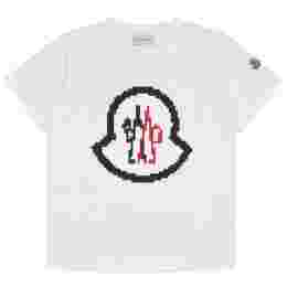 ◆키즈◆24SS 여성 로고 프린팅 티셔츠 화이트 8C000 01 89AFV 034