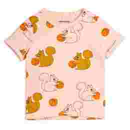 ◆키즈◆24SS 키즈 스퀄 패턴 티셔츠 핑크 24220158 28