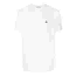 ◆당일◆23FW ORB 로고 자수 티셔츠 화이트 3G010006 J001M A401