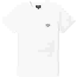 ◆당일◆24SS 레이먼드 RAYMOND 로고 자수 티셔츠 화이트 COEZC H26840 AAB
