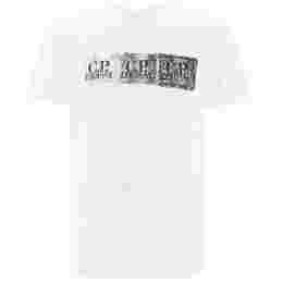 ◆12주년◆로고 스탬프 프린팅 티셔츠 화이트 10CMTS200A 006011W 103