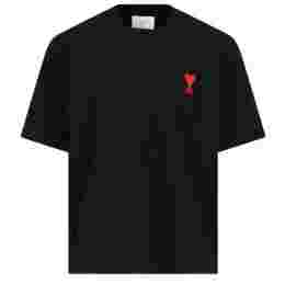 ◆당일◆23SS 로고 자수 티셔츠 블랙 E23UTS004 726 009