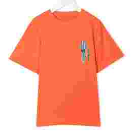 ◆키즈◆22SS 여성 캑터스 로고 자수 티셔츠 오렌지 8Q8NI1 Z0168 404