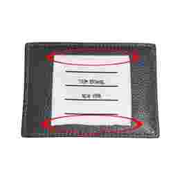 ◆스크래치◆페이퍼 라벨 탭 카드지갑 다크그레이 MAW290A 00198 025