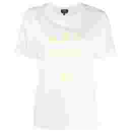 ◆당일◆22SS 네온 로고 프린팅 티셔츠 화이트 COETL F26067 AAB