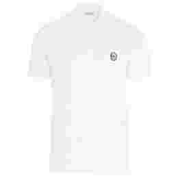 ◆당일◆24SS 스컬 패치 카라 티셔츠 화이트 622106 QPX33 9000
