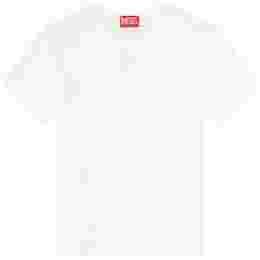 ◆당일◆24SS T-UNCUTIE 큐빅 로고 티셔츠 화이트 A12493 0AFAA 141