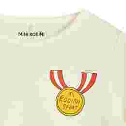◆키즈◆24SS 키즈 메달 프린팅 티셔츠 아이보리 24220146 10