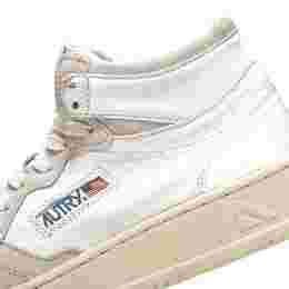 ◆당일◆23FW 메달리스트 미드탑 스니커즈 화이트 AUMM GS04