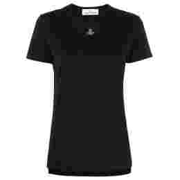 ◆당일◆23SS ORB 로고 자수 티셔츠 블랙 1G010002 J001M N401