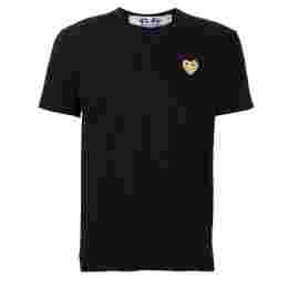 ◆당일◆22FW 골드 하트 와펜 패치 티셔츠 블랙 AZ-T216-051-1