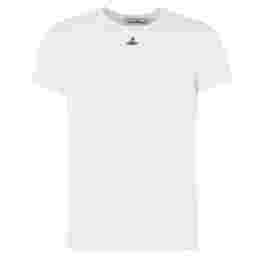 ◆당일◆23SS ORB 로고 자수 티셔츠 화이트 1G010002 J001M A401