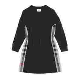 ◆키즈◆22SS 여성 체크 패널 드레스 블랙 8047627