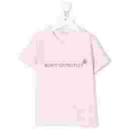 ◆키즈◆22SS 키즈 로고 패치 티셔츠 핑크 8C000 36 899M5 50J