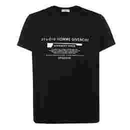 ◆12주년◆슬로건 로고 레귤러핏 티셔츠 블랙 BM711T3002 001