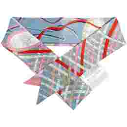 ◆당일◆25SS 랩피 실크 스카프 멀티 FXT011 ATZO F0M1Y