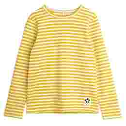 ◆키즈◆22SS 키즈 스트라이프 티셔츠 옐로우 2212015 123