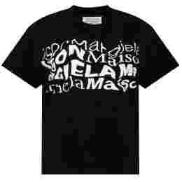 ◆12주년◆디스토션 로고 티셔츠 블랙 S51GC0505 S22816 900
