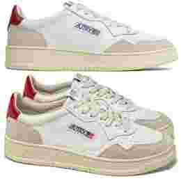 ◆당일◆23FW 메달리스트 로우탑 스니커즈 화이트/레드탭 AULM LS43