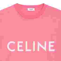 ◆당일◆22FW 로고 프린트 티셔츠 핑크 2X681671Q 25FE
